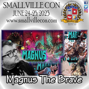 Creator of Magnus The Brave with artwork