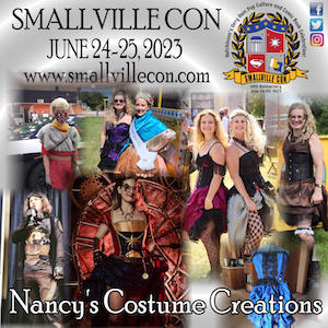 Nancy Karst and others wearing different examples of her costume designs