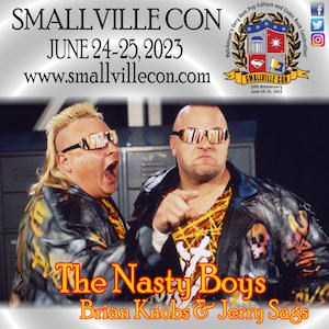Brian Knobs and Jerry Sags, pro wrestlers known as The Nasty Boys