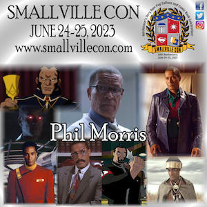 Phil Morris headshot and stills from his work